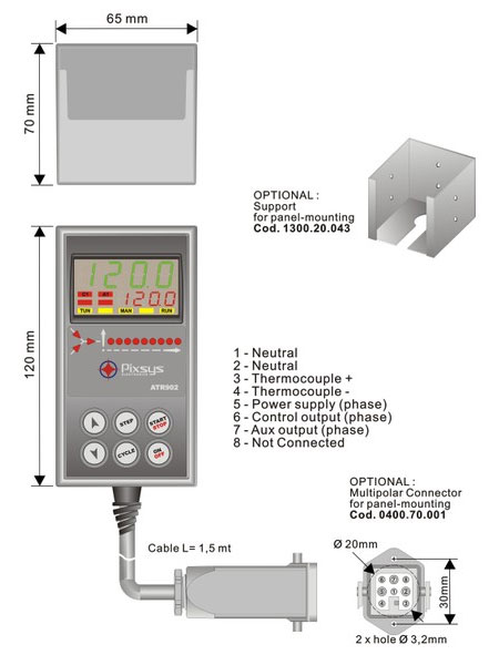 Bộ điều khiển cầm tay ATR902 Pixsys